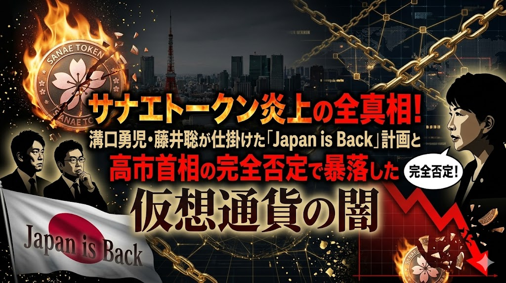 サナエトークン炎上!溝口勇児・藤井聡が仕掛けたJapan is Back計画とは?